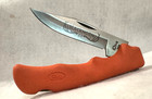 Case XX Folding Knife 2104L Blackhorn 3.5 Orange Grips Easy Takedown 4 Cleaning — photo 2