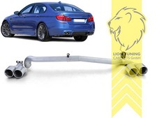 Edelstahl Endrohre Auspuff Blende 4 Rohr Kit f�r BMW F10 F11