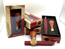 Personal initial seal (stamp + wax, boxed)