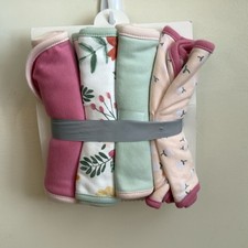 Baby burp cloths and shower blanket new