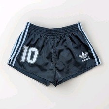 Adidas Sprinter Glanz Shorts M 10 Argentina Gym Running Black Retro Sports