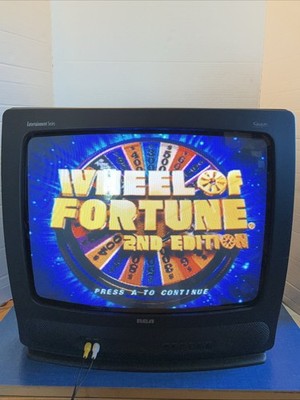 Vintage RCA 19 Inch CRT TV Retro Gaming Entertainment Series No Remote