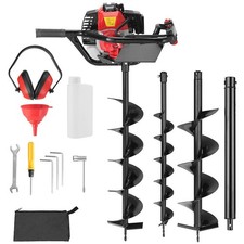 Mototrivella a scoppio Trivella a Motore Benzina 52cc Monocilindrica Tre Punte +