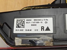 BMW 4 G22 G23 G24 G26 2022 Rückleuchte Heckleuchte innen 7477608 FHW60173