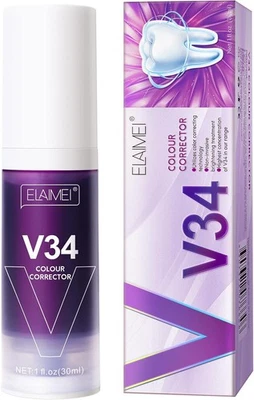 VINIMAY Purple Toothpaste for Teeth whitening V34 Colour Corrector Toothpaste