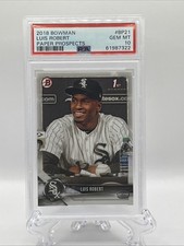 Luis Robert #BP21 Prices | 2018 Bowman Paper Prospects | Baseball