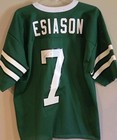 Boomer Esiason Autographed Jersey New York Jets Vintage Logo 7 Large MADE IN USA