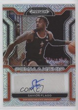 2022-23 Prizm Draft Picks College Penmanship Mojo 13/25 Savion Flagg Auto 04tw