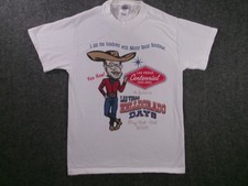 Vintage Shirt Mens L Las Vegas Centennial Helldorado Days 2005 White Graphic