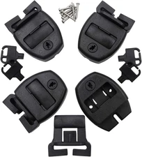 4 Set Hot Tub Spa Cover Locks w/Key Pinch Center Release - Strap Buckle Broken L