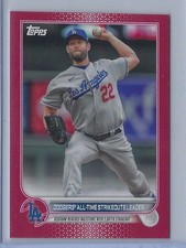CLAYTON KERSHAW - #2/5 - RED STRIKEOUT LEADER - 2022 Topps Mini
