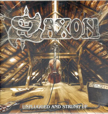 Saxon Unplugged And Strung UP NEAR MINT 2xVinyl LP
