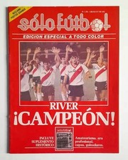 CAMPEÓN RIVER PLATE 1985/6 - Revista Fútbol Solo - Edición Especial - Argentina
