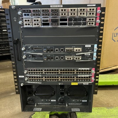 Cisco Catalyst WS-C6500-E 2x WS-X6816-10GE 2x WS-SUP2T-10G 2x WS-X6748-GE-TX