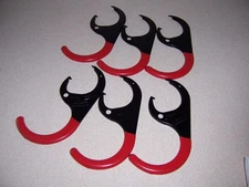 Lumb-R-Grip Hooks Set of 6 Utility Storage Hanging Hooks