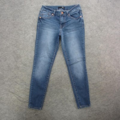 1822 Denim Jeans Womens 6 Blue Skinny Stretch Mid Wash Five Pocket