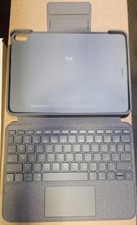 Logitech Folio Touch Keyboard Case Trackpad iPad Air 4th 5th Gen Grey - Used