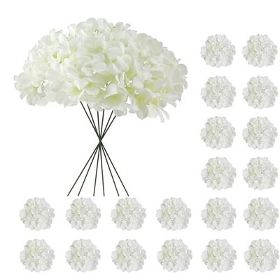 Artificial Hydrangea Flowers Bulk Silk Faux Wedding Home Party Decor