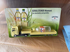 Gerolsteiner Moment Werbetruck Sammelmodell mit Flasche auf Auflieger