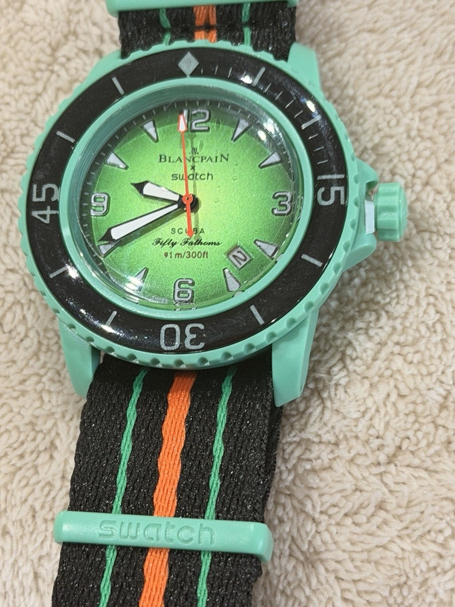 Blancpain x Swatch Scuba Fifty Fathoms Collection Indian Ocean | eBay