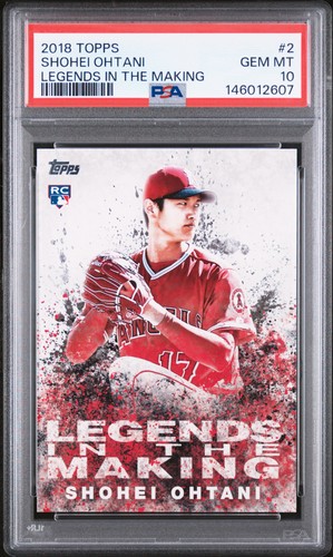 2018 Topps #LITM-2 Shohei Ohtani Legends in the Making PSA 10 Rookie RC
