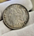 1880 US Morgan Silver Dollar $1 AU+