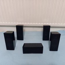 BLACK surround PIONEER S-SL100 centre satellites SPEAKERS wall MOUNTABLE