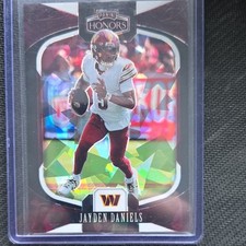 Panini Honors 2025 Jayden Daniels WashingtonCommanders#32 Black Ice Parallel 1/1