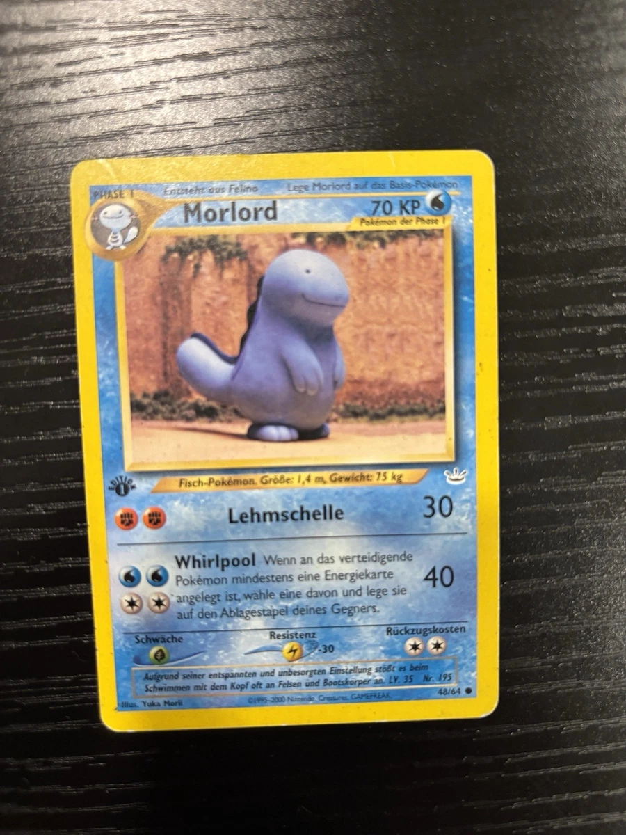 Individual Trading Card Games Pokémon TCG German 1st Edition for