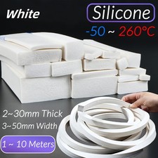 Tira de sello de esponja ancho 3-50 mm grueso 2-30 mm tira de esponja de espuma goma de silicona