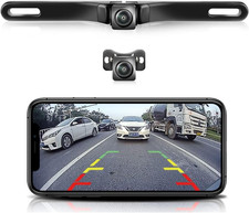 Wifi Car Backup Camera,  5G 720P HD Car License Plate Rear/Front View Reverse Ca