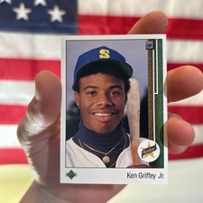 1989 Upper Deck Star Rookie Ken Griffey Jr #1 (RC) Great Condition Check Pics 🤙