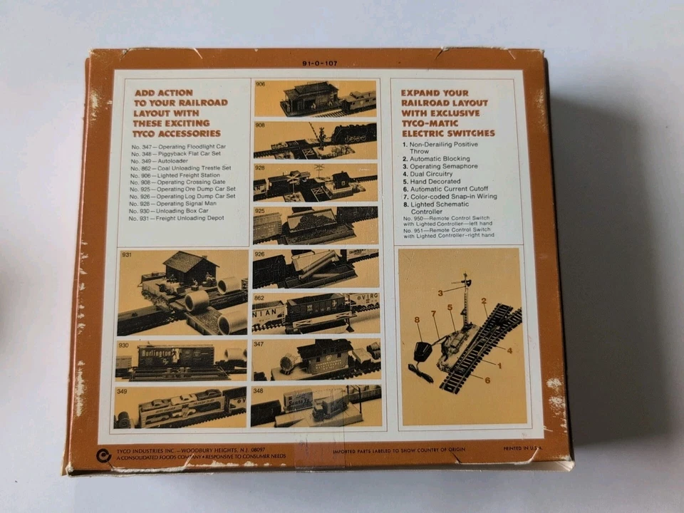 TYCO - Vtg HO Scale Electric Power Pack - #899 T- Hobby Transformer 1 Amp Pack - Image 4 of 4