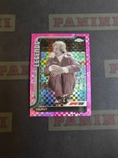 2025 Topps Chrome Formula 1 Pink Checker Flag Refractor James Hunt /250