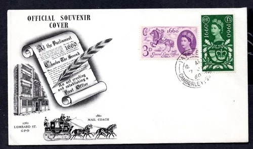 GB - 1960 General Letter Office Illustrated First Day Cover