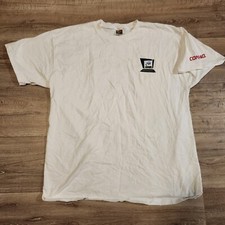 Vintage Compaq ESD E-Service Delivery Customer Service XL White T-shirt STAINED