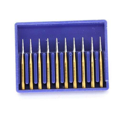 10 Pcs Dental Carbide Tungsten Trimming Finishing Polishing FG Burs Round/Flame - Picture 176 of 194