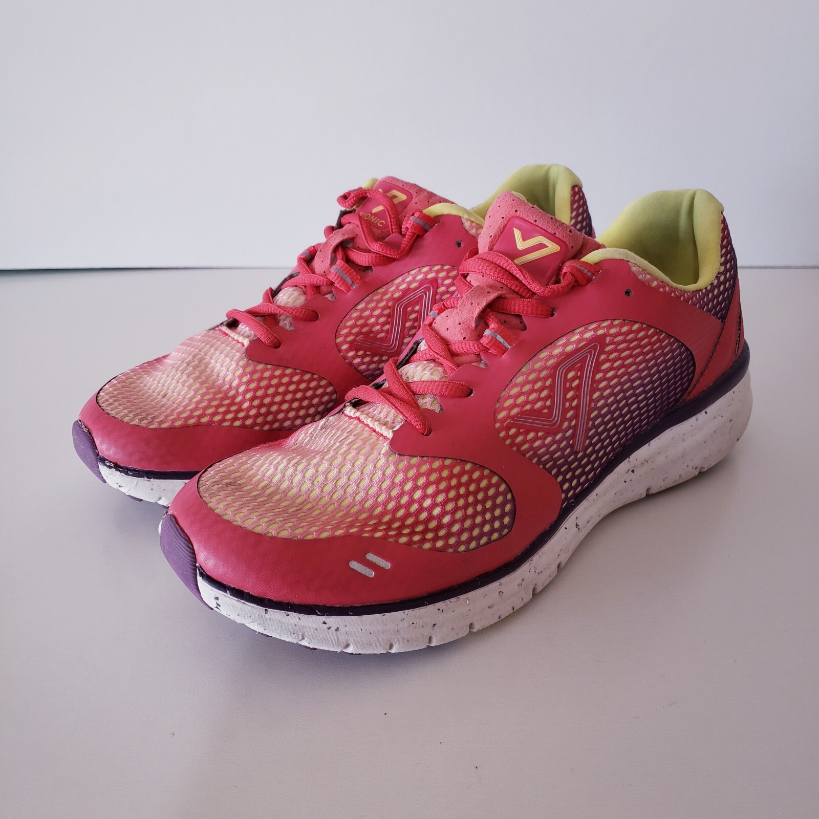 Pink Ombre Athletic Running Shoes Size 10