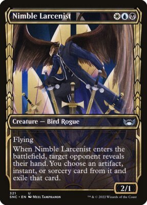 1x Nimble Larcenist - Foil Showcase NM Eng MTG - Streets of New Capenna