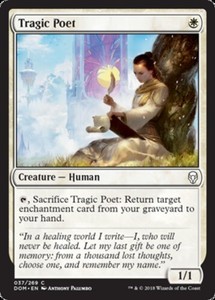 Tragic Poet x4 - Dominaria - NM-Mint, English - Dominaria
