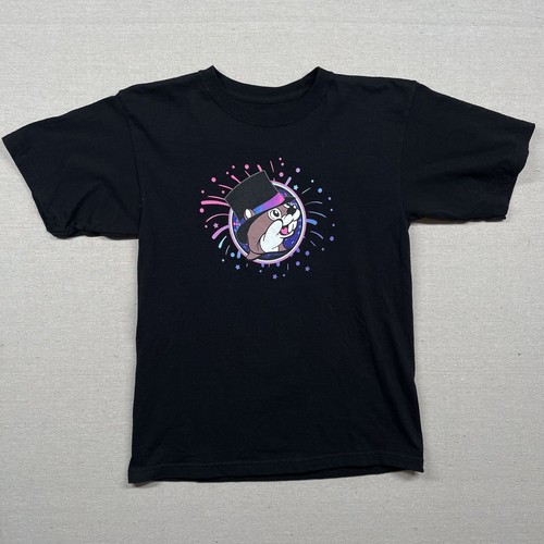 Bucees T Shirt Youth Large New Years Fireworks Graphic Glow In The Dark Neon - Picture 2 of 6