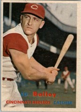 1957 Topps #128 Ed Bailey - EX