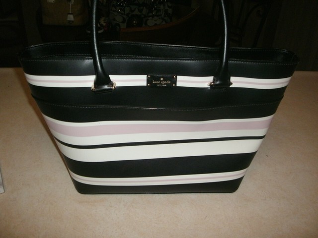 kate spade striped tote