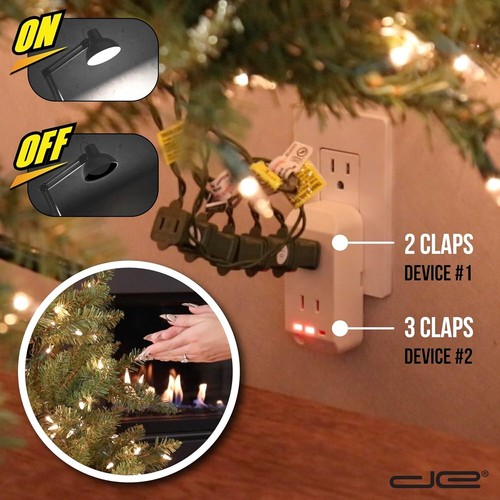The Clapper Sound Activated On/Off Clap Switch -Power Hands Wireless Control - Picture 8 of 9