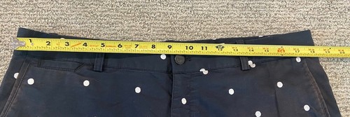 Nike Golf Tour Performance Dri-Fit Shorts Mens 36 Polka Dot Balls Black Faded - Picture 6 of 7