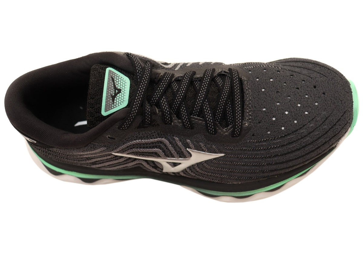Mizuno Womens Wave Horizon Comfortable Running Shoes Rubber