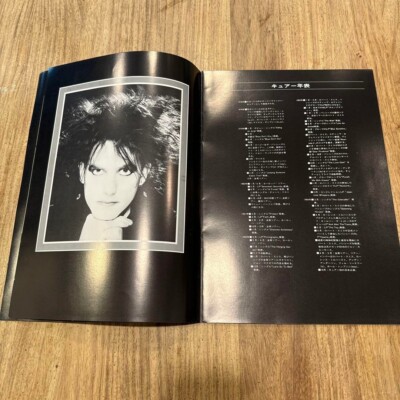 THE CURE THE TOP TOUR 1984 Japan Tour Pamphlet + Poster Set from