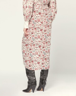 【入手困難⭐ISABEL MARANT ETOILE】花柄スカート　サイズ34 Isabel Marant Etoile Ginkinali Skirt S 36 Women Casual High