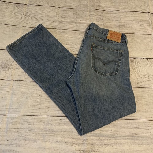 Levis 501 Mens Denim Button Fly Jeans 36x34 | eBay