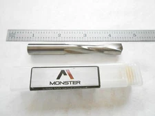 NEW MONSTER USA 27/64" DIA. X 2" FL X 3-3/8" OAL 3XD SOLID CARBIDE 2FL DRILL